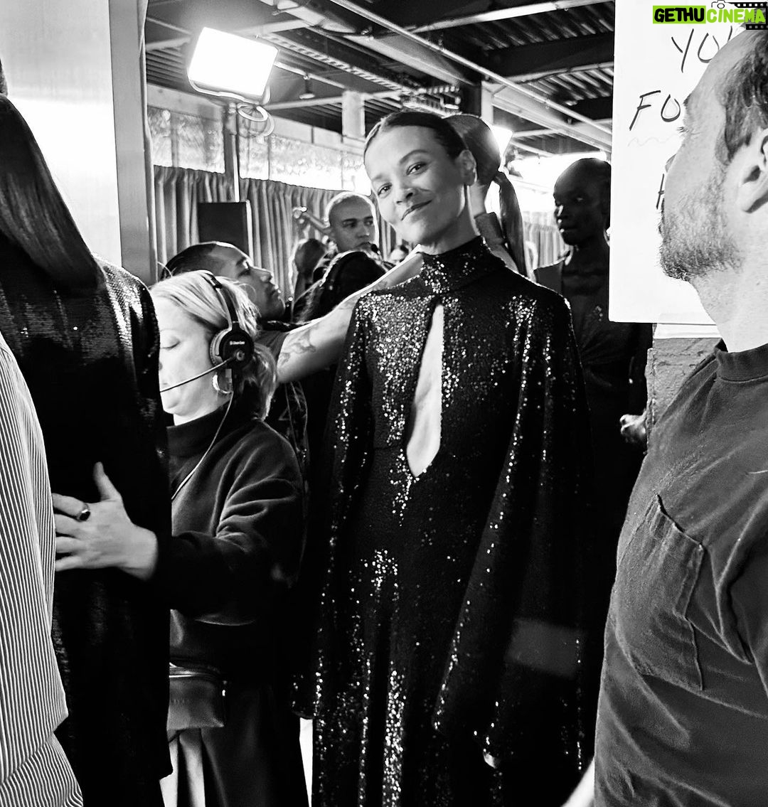 Liya Kebede Instagram - Morning face to @alexdebetak ππΎππΎππΎ@michaelkors @piergiorgio