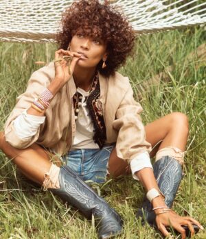 Liya Kebede Instagram - 🧡🧡🧡🧡@ellefr @lorealparis 📸 @emstempest @hortensemanga @stephanelancien @margauxjlzt