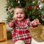 Liz Trinnear Instagram - Baby bear’s first Christmas! 🎅🏼 🎄