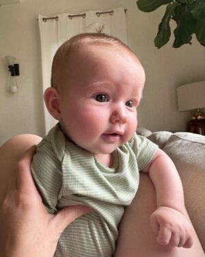 Liz Trinnear Instagram - Bottling up these moments with our mini 💕 @nathanielmotte