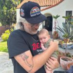 Liz Trinnear Instagram - Nico’s first plane ride & trip to California ☀️💕🥹 . 1. Pre plane ride pep talk 2. Snackin’ on the plane with dad 3. Uncle David came to pick us up! 4. Cuddles with Uncle Davie 5. One for caffeine, one for “we did it!” 6. Uncle Sean! 7 & 8. Daddy time 💕 9. Hanging with bestie Auggie Los Angeles, California