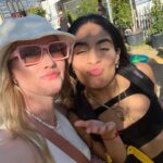 Liz Trinnear Instagram - Emochella! What a rad weekend celebrating @emonitela playing Coachella! The surprise appearance by @3oh3 was epic and one for the books! What a WILD experience, complete with dusty post-chella lungs 😂. Special shoutouts to @partywizard and his dance moves and @jessiereyez who is crushing it and reppin 🇨🇦 so hard on the big stage!