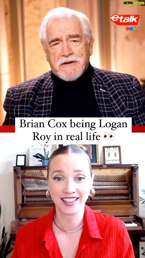 Liz Trinnear Instagram - Day. Made. 🙈 Thank you @coxusa we now feel like a part of the Waystar Royco family 😂 Watch the season premiere of ‘Succession’ TOMORROW at 9pET on @cravecanada 📺 #SuccessionHBO #Succession #BrianCox #LoganRoy #WaystarRoyco