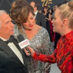 Liz Trinnear Instagram - Emmys 2024 🔥 Flavortown chic (coined by @nathanielmotte) inspired by @guyfieri . . Styling @simonefaloona Hair: @matthewstylist