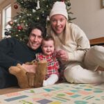 Liz Trinnear Instagram - Baby bear’s first Christmas! 🎅🏼 🎄