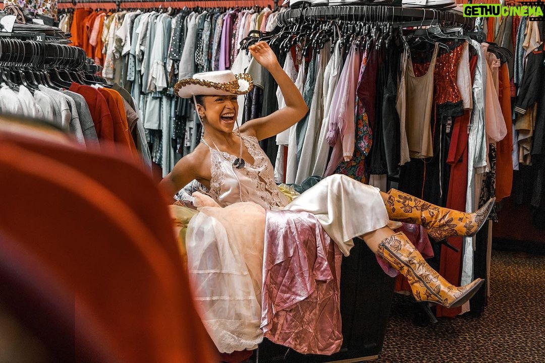 Liza Koshy Instagram - sleeping cowgirl H-Town