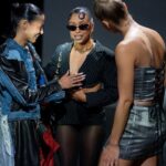 Liza Koshy Instagram - @samimiro’s nyfw show reminded me how brilliant little Black and brown women are. @samimirovintage is young, scrappy (while her brand is sustainable with no scraps or crumbs ever left behind) and hungry. and she ate. i witnessed her devour her first nyfw show. and she made room for me to eat too. because that’s what powerhouse women do. proud to pull up a front row seat to her life from here on out. consider my ass glued. New York, New York