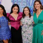 Liza Koshy Instagram - “she INTERLACED her fingers with mine!!!” Lana mouthed directly into my mouth. “you’re breaking my rib” I whispered back. Jane Fonda is an interlacer and a force of nature, as is every female filmmaker behind this woman-led @dreamworks film. Beaming with pride over how incredible & impactful these generations of powerhouse women are, how lucky I am to play a part and how my best friend is a kraken. @teenagekrakenmovie is in theaters today and your mom wants to go. Take her.