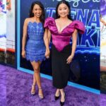 Liza Koshy Instagram - “she INTERLACED her fingers with mine!!!” Lana mouthed directly into my mouth. “you’re breaking my rib” I whispered back. Jane Fonda is an interlacer and a force of nature, as is every female filmmaker behind this woman-led @dreamworks film. Beaming with pride over how incredible & impactful these generations of powerhouse women are, how lucky I am to play a part and how my best friend is a kraken. @teenagekrakenmovie is in theaters today and your mom wants to go. Take her.