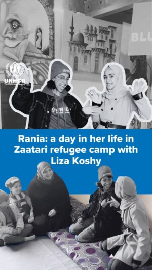 Liza Koshy Instagram - Imagine being 17 and claiming the title of robotics whizz, inventor, a gold medal runner, a journalist, and beyond. 
 
All accomplished while living life in Zaatari Refugee Camp in Jordan after your family was forced to flee Syria over a decade ago. That’s what Rania here has done, all with hope and humility. We’re in awe of her pure potential.
 
It’s on all of us to amplify and support stories like Rania’s to make sure she has a well-deserved shot at achieving her dreams. The spotlight belongs to her today.
 
#jordan #zaatari