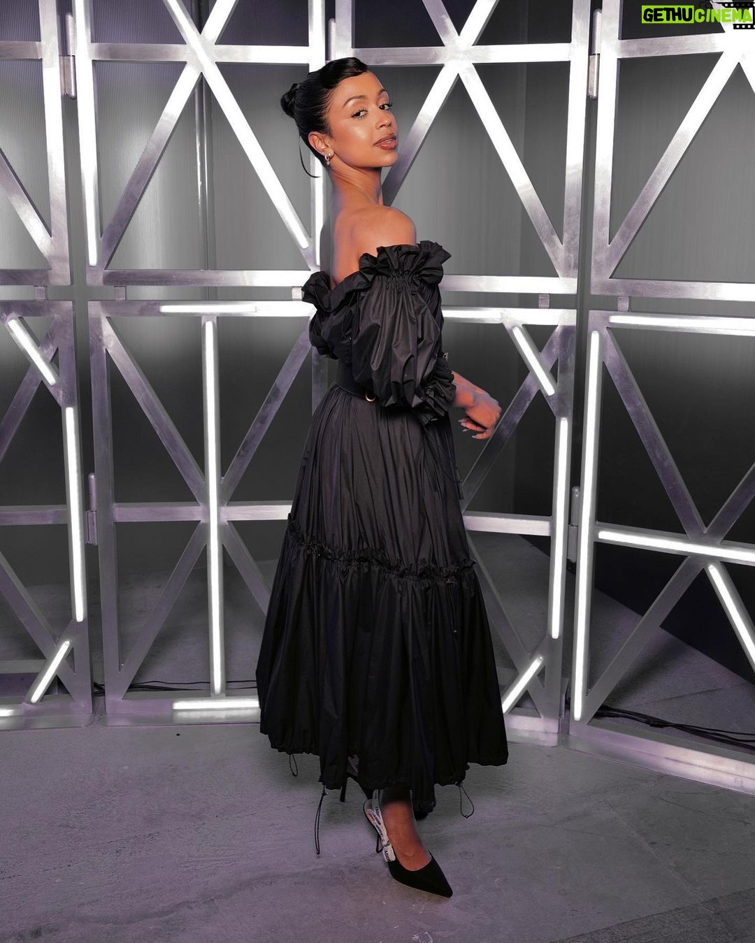 Liza Koshy Instagram - living in the grey @diorbeauty