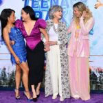 Liza Koshy Instagram - “she INTERLACED her fingers with mine!!!” Lana mouthed directly into my mouth. “you’re breaking my rib” I whispered back. Jane Fonda is an interlacer and a force of nature, as is every female filmmaker behind this woman-led @dreamworks film. Beaming with pride over how incredible & impactful these generations of powerhouse women are, how lucky I am to play a part and how my best friend is a kraken. @teenagekrakenmovie is in theaters today and your mom wants to go. Take her.