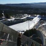 Loïc Fiorelli Instagram - Sommet du tremplin de saut à ski à Oslo, impressionnant! Eddie was crazy!! 😝😝 vous découvrirez pourquoi dans le film! #EddieTheEagle #Oslo @20thcenturyfoxfrance Holmenkollen skiarena