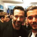 Loïc Fiorelli Instagram - Avant première du film #EddieTheEagle à Oslo avec Hugh Jackman! Très bon moment, film très drôle vous allez adorer 😜