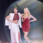 Lola Blanc Instagram - Christmas cowgirl chic @ last night’s #guardiansholidayspecial party. The special made me very happy and so did my friends
