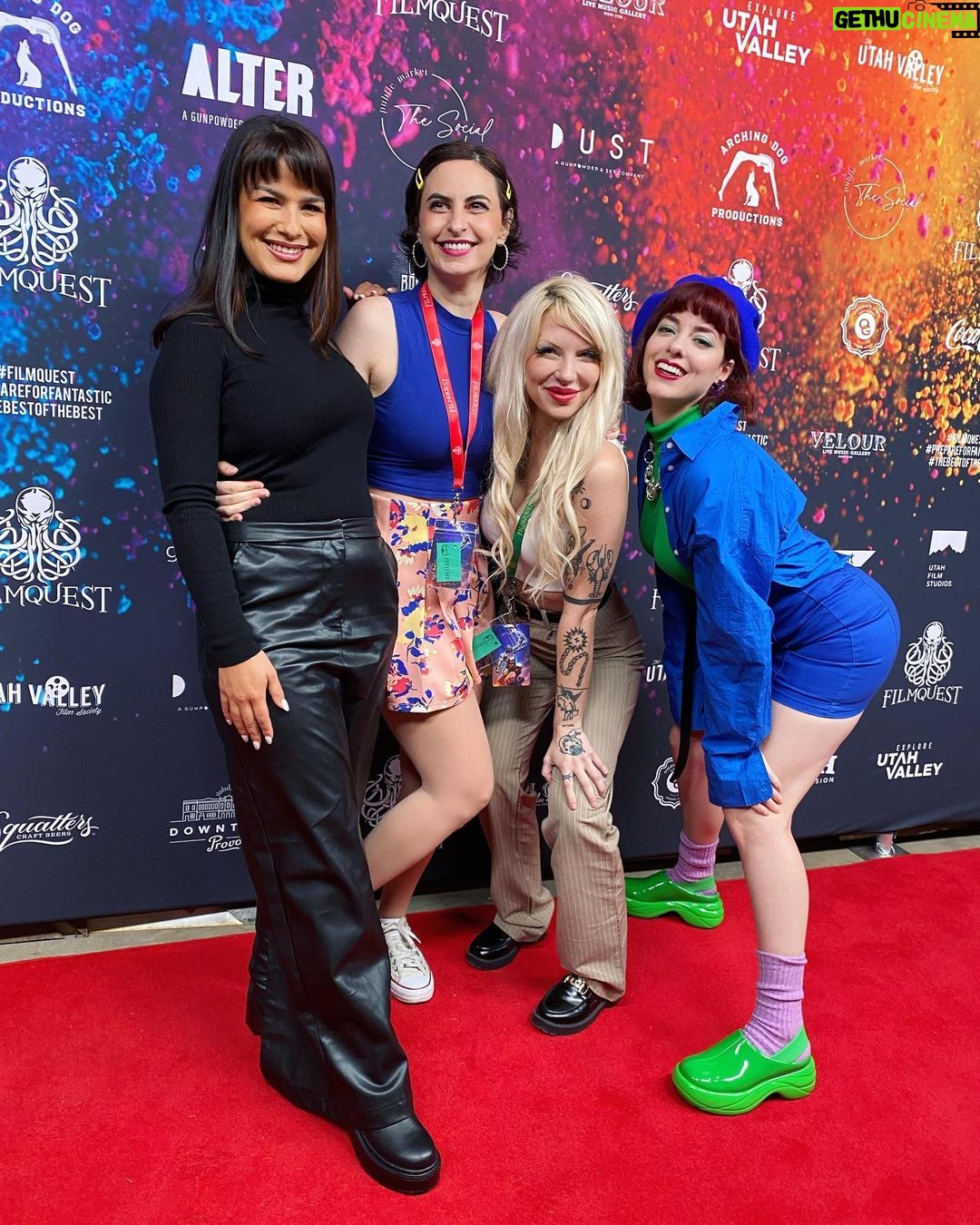 Lola Blanc Instagram - @filmquest is basically an annual tradition now, and here’s the proof! Thanks to the fest for screening Here Come the Wolves and to @charleskeithofficial for making it impossible to decide which shoes to wear