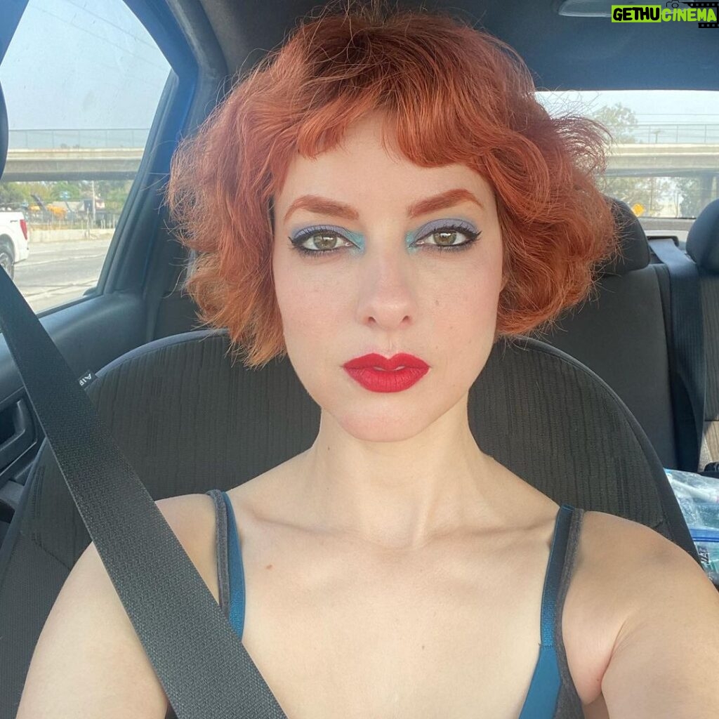 Lola Blanc Instagram - 1) Me doing my makeup for my @hollyshorts screening in the car as @jack_bedrosian and I drove back to LA after his 50k race in Arizona, 2) us on the red carpet after barely making it in time, 3) the @satanicplanetofficial video i directed on the big screen (people gasped!), 4) me saying things at the screening, 5) a large cactus in Arizona. What a world, what a life