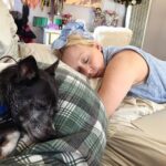 Lola Blanc Instagram - My best friend @rambosgettingold finally got too old. The dreaded day finally came, and Rambo crossed the Rambo bridge on Tuesday. My Ram, my ham, my tiny man, was nearly 16; he was in pain and it was time. The silliest boy got me through my 20s, four breakups, and a pandemic, and I’ll always be grateful to him for that. I’m gonna miss his morning wiggles, my favorite part of the day. I’ll cherish stumbling on him buried in piles of clothes in my messy closet every day, feeling him climb up behind me to be my neck pillow while I worked, and how annoyed he’d get when I’d force him to snuggle. (I got one last annoying snuggle in, pictured here.) And I’ll never understand how a dog could be prideful about letting us help him on the bed, but that was Ram. Spry until the end. @timothy_lee_ found this video he made when he was a puppy, in slide 2, and it’s perfectly Rambo. Highly recommend. He was a calming travel companion, a talented model, and an expert hair stylist, and even in his old age, even this week, people would comment on how young he seemed. He was the funniest, cutest guy and such an integral part of my life. The place feels a lot emptier without you, baby boy. Thanks for waiting until I could handle it. I’ll love you forever.