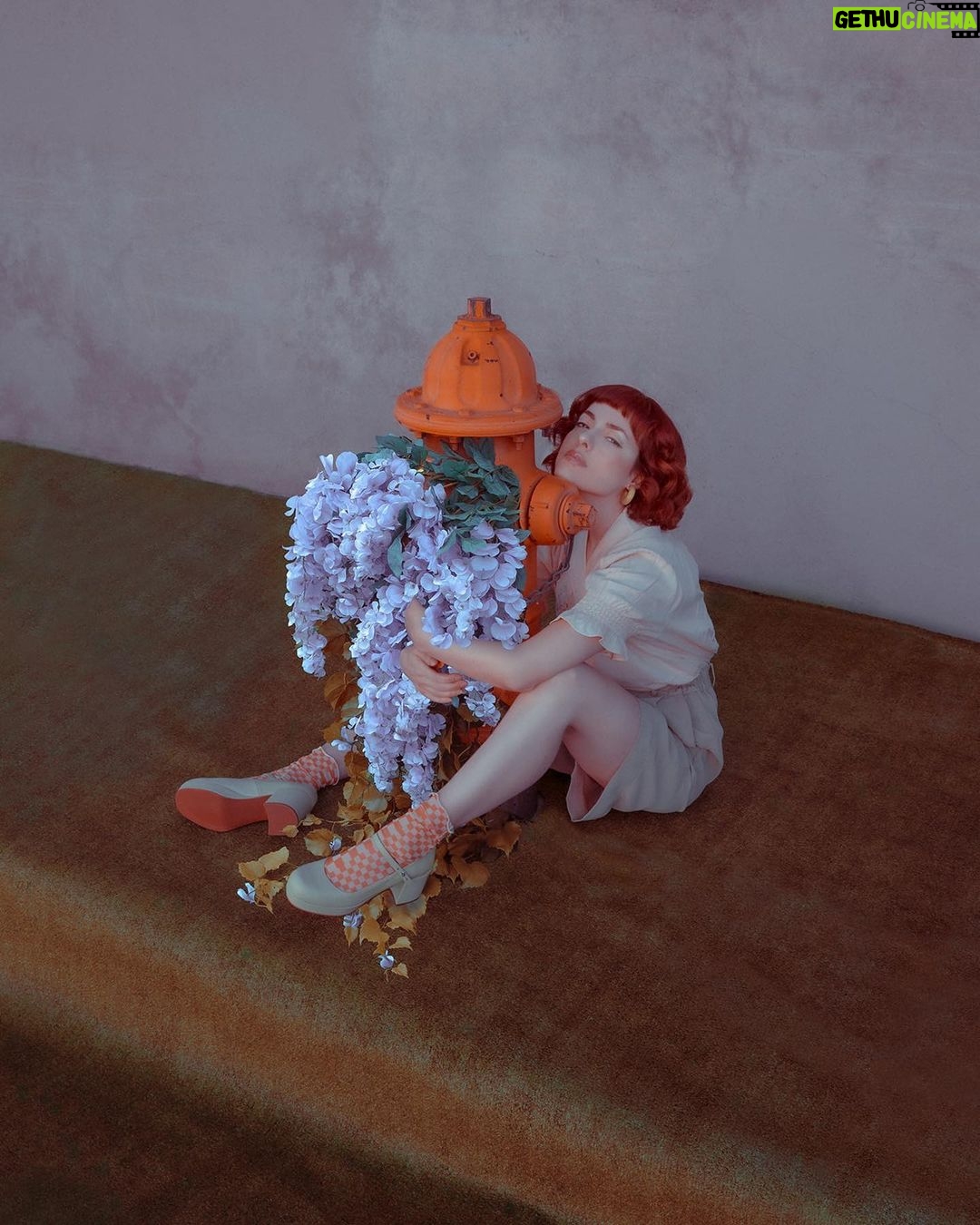 Lola Blanc Instagram - Me in 2030 when water is a precious commodity. Photo by @lizbretz, makeup by @meg_tronic, hair by @erikavanessa