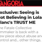 Lola Blanc Instagram - This summer, I decided to make my life difficult by shooting my new short film - which is also a narrative music video for my new song, Trust Me - in Norway. I had a story to tell about perception, manipulation, and trusting your own instincts, and there was a specific, unrealistic image in my head of what that story looked like and what SFX it would require. And somehow we did it! I could never in a million years have pulled off shooting this in the middle of nowhere in a foreign country without the incredible @siljebaer, and @ferdifilm. (Based in Oslo! Hire them!!) It was an amazing team, a challenging and rewarding and beautiful week, and now @fangoria is premiering the project (thank you always @philnobilejr). I’m proud of our weird little thriller art film. Please go watch! You know where to find dat link. CREDITS Writer & director: ✋🏻 Producer: @siljebaer / @ferdifilm 1st AD: @luddekjetil Cast: Morgan Davidsen, moi DP: @karolinesodal Gaffer: @tobiasjohnsgaard 1st AC: @storakeren Production sound: @davidengelstad Production design: @camiholmsen SFX designer: @sir_beefsquatch SFX artist/MUA: @bringebaerdromsfx MU asst/ hair: @makeupbym.a.y Costume design: @cherokeepresley Editing: ✋🏻 Composer: @jeremydawson.io Sound design & mixing: @joestockton Colorist: @carretero.color 🙏🏻