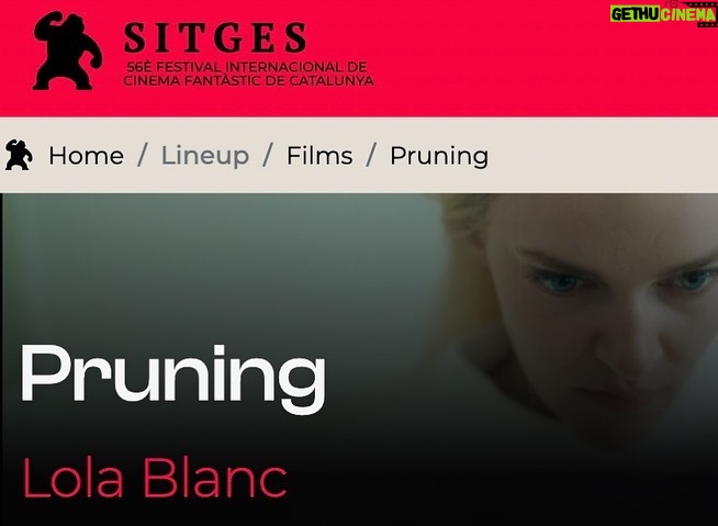Lola Blanc Instagram - Upcoming film festival screenings of @pruningfilm I have been too distracted to post about! Pruning is playing in Sitges, Spain (@sitgesfestival), Provo, Utah (@filmquest), Denver, Colorado (@thedenverfilm), Brooklyn, New York (@brooklynhorrorfest), and Columbus, Ohio (@nightmaresfilmfest / laurels not pictured) over this next month and a half. Come see it in your city ✨