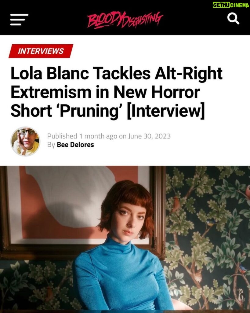 Lola Blanc Instagram - It is I, the wearer of many hats. Thank you so much to everyone who’s covered @pruningfilm so far. It’s been an honor being able to discuss this film we worked so hard on - full credits in my film fest announcement posts. If you want to see Pruning in person, it’s screening in LA this Sunday at @hollyshorts! Tickets on sale now in my bio, and new festival announcements in different cities/countries coming soon. Also, @trustmepodcast fans and horror fans, come see Karyn Kusama’s The Invitation on August 30th at @am_cinematheque! Your girls @meaganelizabethgrainger and I will be introducing it. Also listen to my new song and add it to playlists because a girl with this much headwear has got to be shameless ✨