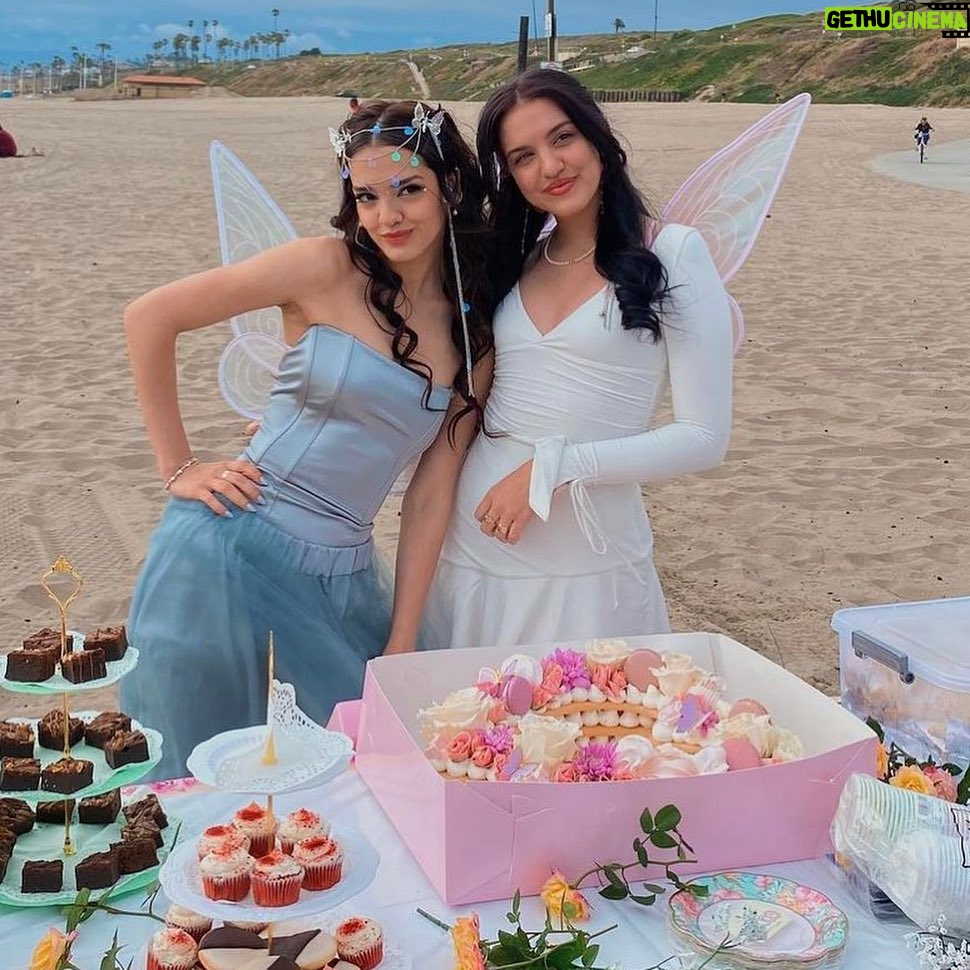 Lori Mae Hernandez Instagram - Happy Birthday to the lovely @iamlilimar and @galilealasalvia !!!!! What a wonderfully whimsical day! ✨🧚‍♀️🦄 #fairycore #beachday #curlyhair