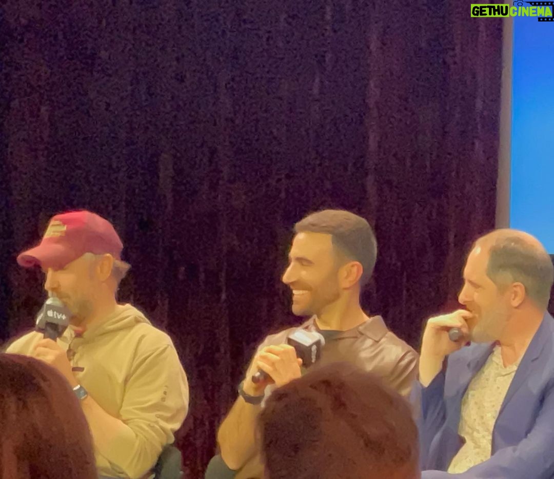 Lori Mae Hernandez Instagram - 🌷TED LASSO NIGHT PART 3🌷This is the nicest cast!! It’s cool to see something in the world that brings so much joy to the people who watch and the people who make it!! Always remember #believe !!!! #tedlasso #beagoldfish #biscuits
