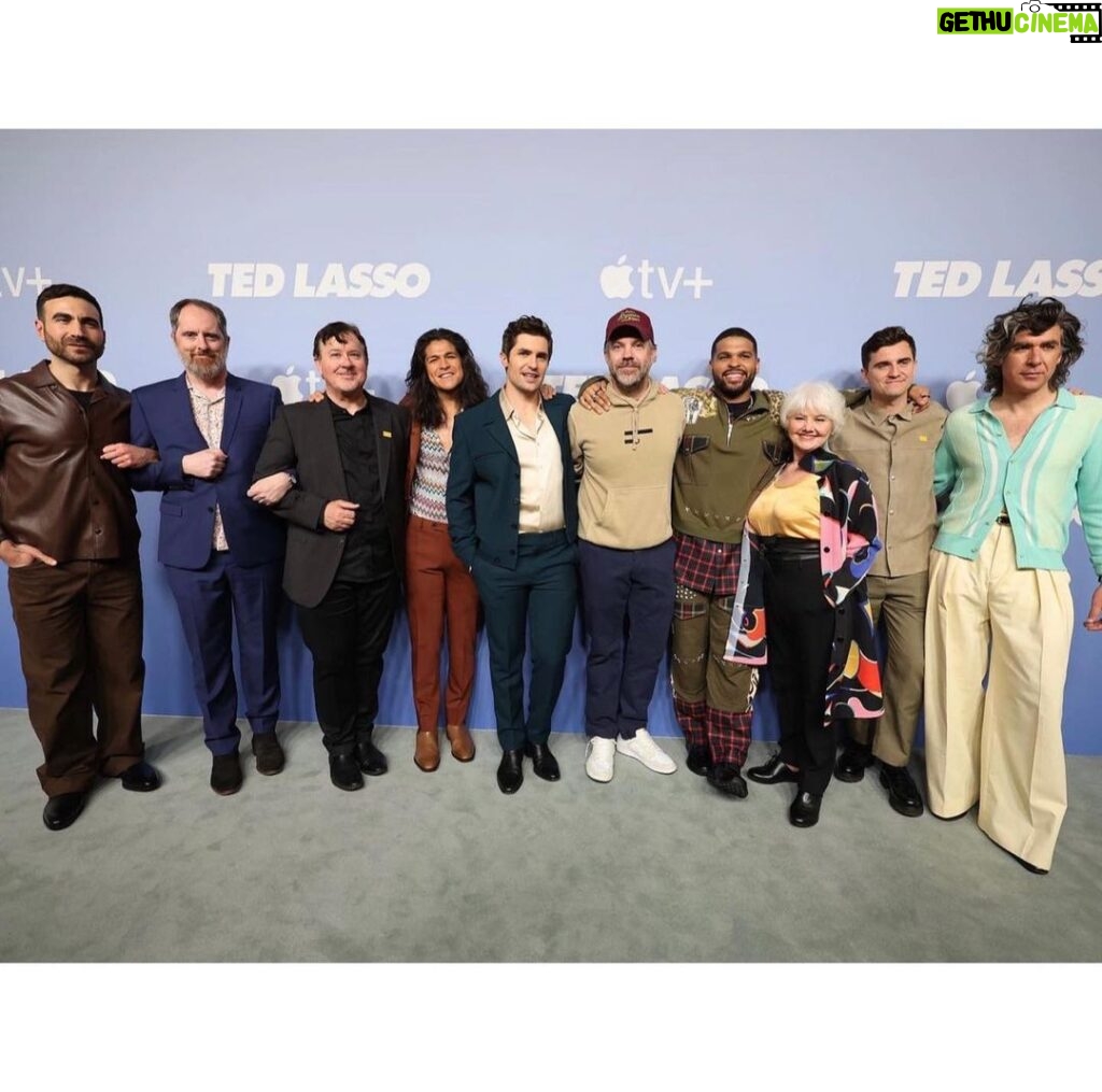 Lori Mae Hernandez Instagram - 💛TED LASSO NIGHT PART 2💛 Every character in this show is so rich and so wonderfully human! I adore Roy Kent and Trent Crimm (the independent)! I was star struck by @mrbrettgoldstein !! Looking forward to the episodes to come!! #tedlasso #believe #beagoldfish #hesherehesthereheseveryfuckingwhere #roykent #trentcrimmtheindependent