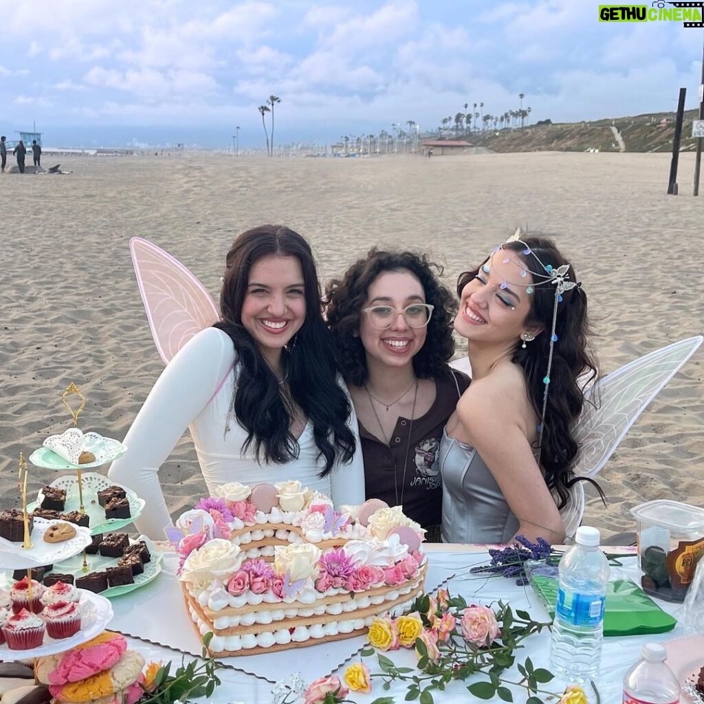Lori Mae Hernandez Instagram - Happy Birthday to the lovely @iamlilimar and @galilealasalvia !!!!! What a wonderfully whimsical day! ✨🧚‍♀️🦄 #fairycore #beachday #curlyhair
