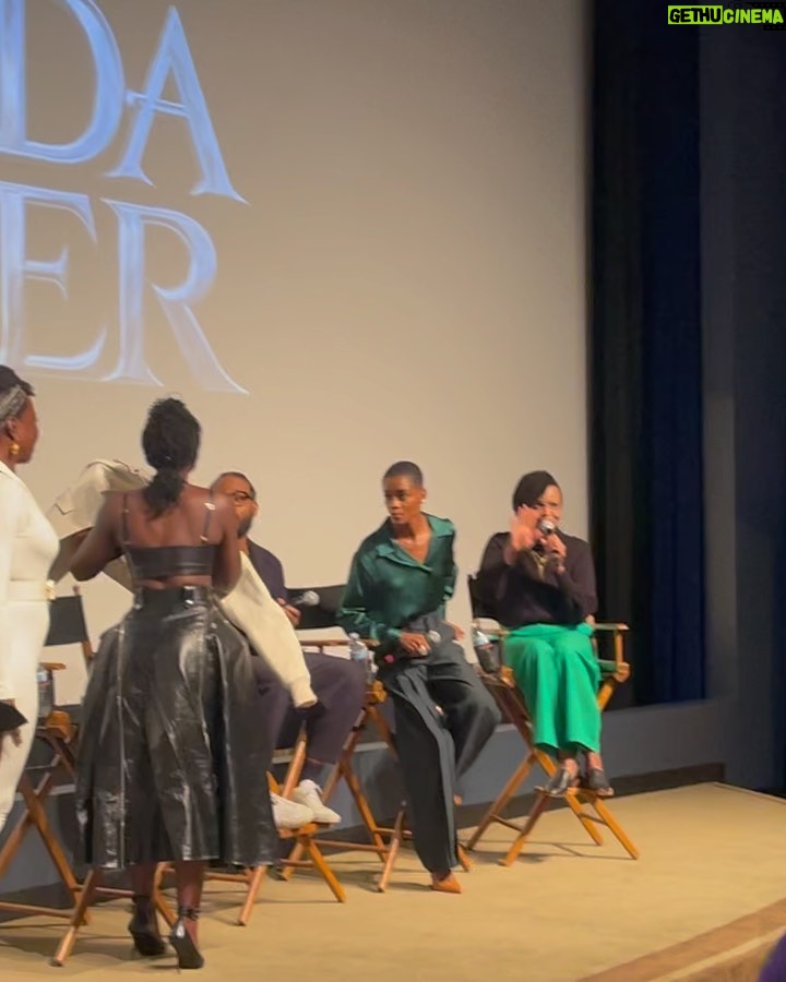 Lori Mae Hernandez Instagram - WOW!!!!!!!!!!! OH MY GOD!!!!! I want to say more but I can’t!!!!!!!! November 11th!!!!! Black Panther Wakanda Forever at the WGA!!!!!!! 10/10!!!!!!!!! Made me cry!!!!!!!!! #nospoilers #blackpanther #wakandaforever #wga #marvel Writers Guild Screening Room
