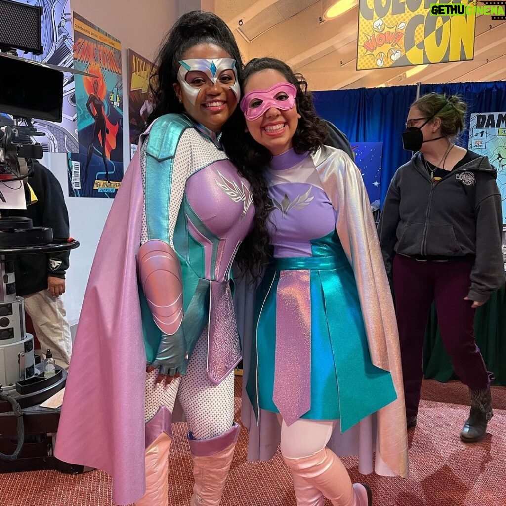 Lori Mae Hernandez Instagram - On Disney Channel and Disney+, watch ep 5 for Superfan Lilly!!!! Had a blast on this show!!!!! Cast was so welcoming and kind and fun!! 🤩 #villiansofvalleyview #disneychannel #disneyplus #superfan
