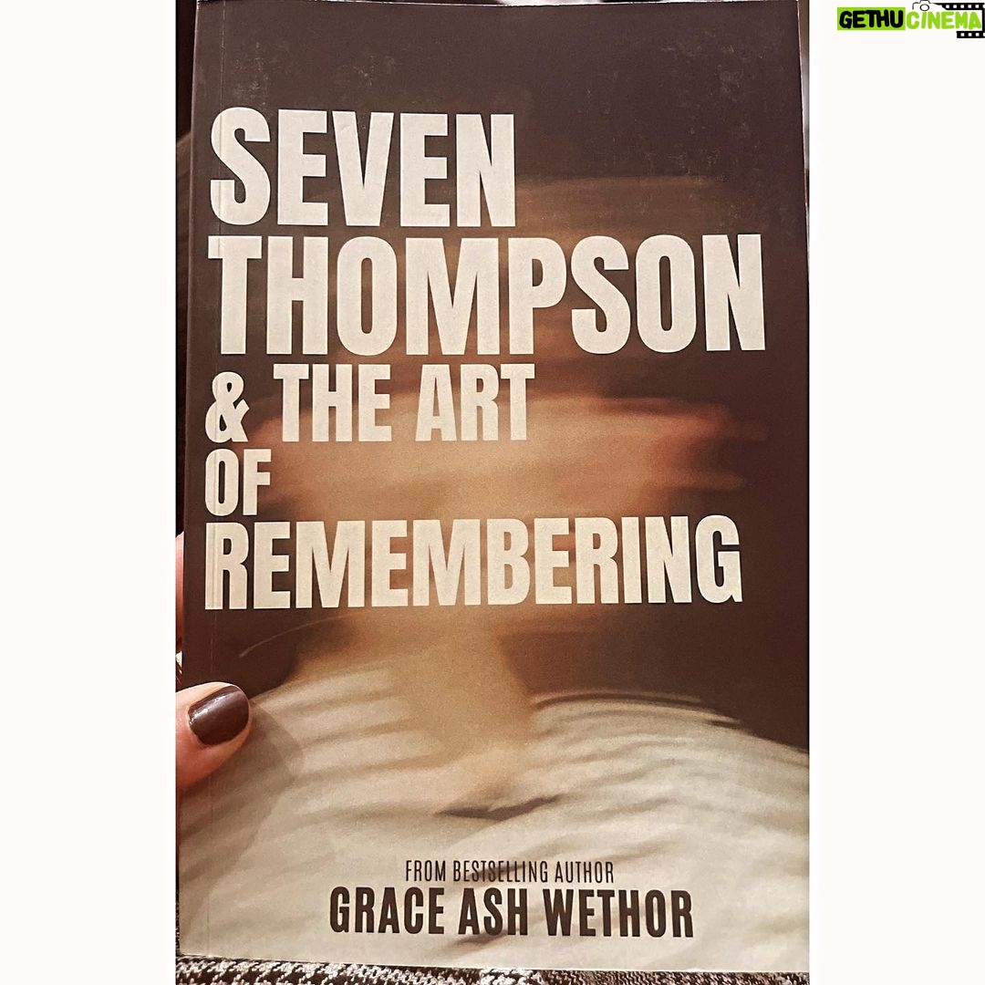 Lori Mae Hernandez Instagram - 🤎Seven Thompson and the Art of Remembering🤎 The amazing @gracewethor wrote a FANTASTIC book!! Full of life, music, and philosophy! I’m so glad that I got to be there to support! Everybody read it!! There will be a quiz!! 📚 #seventhompson #seventhompsonandtheartofremembering #gracewethor #grae #writer #bookstagram #book Barnes And Noble