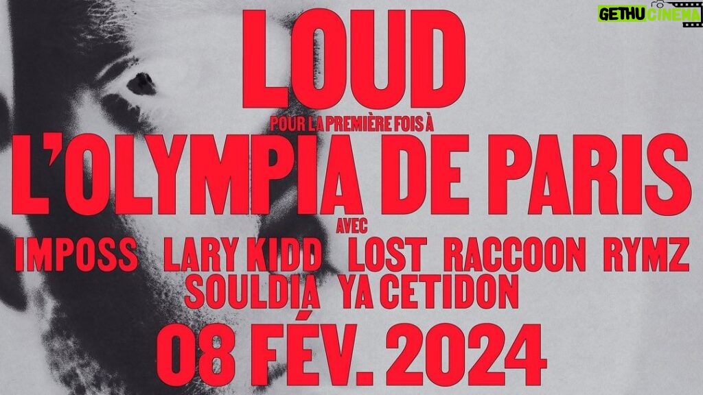 Lost Instagram - PARIS! 🇫🇷 Je serai présent pour le show de @simon.loud à l’Olympia de Paris le 8 février 2024📌 @olympiahall Olympia de París