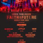 Louis Tomlinson Instagram - FAITH IN THE FUTURE WORLD TOUR 2024. AUSTRALIA. I can’t wait to get back on the road this month. Joining me in Australia will be @seagirls @thevelvetclubmusic @safetyhazard.band and @clubhalifax Tickets on sale now. Link in bio.
