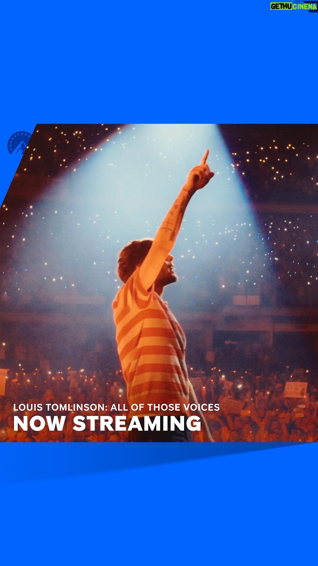 Louis Tomlinson Instagram - The stars have aligned! Louis Tomlinson: All Of Those Voices is now streaming, exclusively on #ParamountPlus. Use code LOUIS to get your 1st month of #ParamountPlus on us