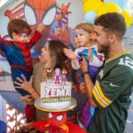 Luís Marvão Instagram - 09.09.2023 - faz 4 anos que o nosso primeiro Amor nasceu. Tu apresentaste-nos o amor incondicional e fizeste de nós pais. Contigo passamos de miúdos a adultos miúdos. Puseste-nos a maior responsabilidade da nossa vida, cuidar da tua, e deste-nos a maior felicidade do mundo a ouvir-te gargalhar! O nosso sonho sempre foi dar-te a vida e daremos sempre a vida por ti! Se te tivéssemos desenhado, serias exactamente como tu és! Amamos-te incondicionalmente, a cada dia mais e estamos prontos para te ajudar a ser feliz todos os dias! 🧡 Obrigado à @lifeinparty e à @1001_festas que nos fizeram a festa do Spidey mais fixe de sempre! 🕷️🕸️ 📸 da nossa querida @margaridaespanha Lisbon, Portugal