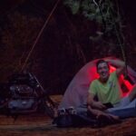Luís Simões Instagram - What else? 🤷‍♂️ 🏕️✨🫶 @3_ferros #roadtrip #3rdride #3ferros #motorcycle #motorcycleboy #hdsportster #camping #night #goodvibes
