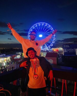 Luís Simões Instagram - Já fui 🤘😜
@rockinriolisboa 

Ph @selfie.iol.pt @gameiroines @biatrix.lourix 
#summer #rir #rockinriolisboa #festival #music #friends #goodvibes