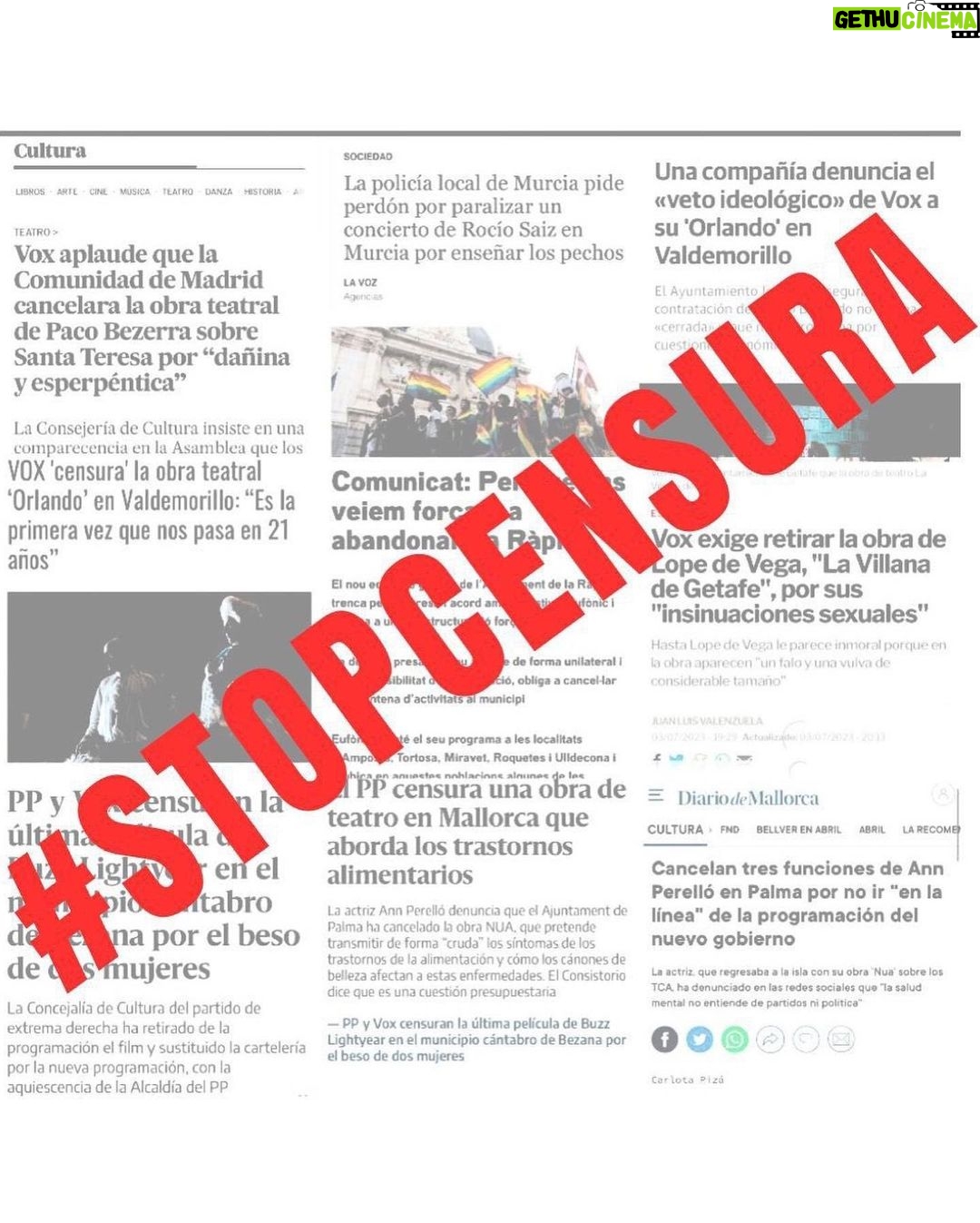 Lucía Martín Abello Instagram - #stopcensura