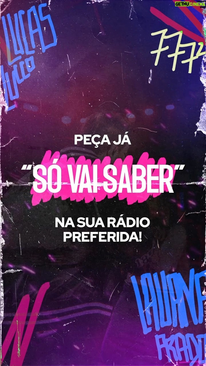 Lucas Lucco Instagram - E aí, já pediu “Só vai saber” na sua rádio preferida hoje? Pede aí e me marca ❤️ Brazil