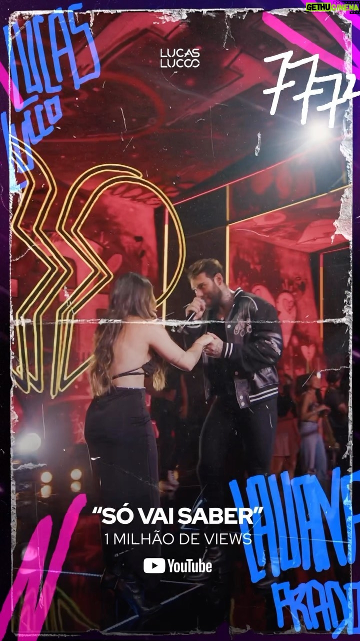 Lucas Lucco Instagram - 1 milhão de visualizações no clipe de “Só vai saber”!!!! Muuuuuuito obrigadoooo!!!❤️❤️❤️ Comenta aqui seu trecho preferido dessa? Quero saber! Brazil