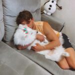 Lucas Viana Instagram - Hoje a minha melhor companheira completa 1 aninho de vida! @eumaluviana 🐾🎈Como o tempo passou rápido... A Malu chegou em uma fase muito movimentada da minha vida, onde eu ainda estava passando por um processo pessoal de entender todas as mudanças que estavam acontecendo ao meu redor. E mesmo sendo uma cachorrinha agitada, me trouxe calmaria, paz e conforto. Do jeitinho dela, deixou os dias muito mais animados, a casa mais bagunçada, a minha lista de tarefas mais longa e o melhor de tudo... Me mostrou uma forma de amor que é a mais pura, genuína e sincera e que até então desconhecia. Ela enche meu coração de felicidade e a única coisa que espera em troca é carinho, cuidado e paciência. Quem é pai ou mãe de pet consegue entender o quanto essa conexão é incrível e faz tudo valer a pena. Só tenho a agradecer a Deus por escolher ela a dedo pra mim! Uma das maiores bênçãos que Ele me deu... Filha, prometo que vou fazer tudo o que puder para vc viver a vida mais feliz e saudável! Que seja só o começo de muitos anos que vc vai passar trazendo alegria pros dias do papai! Estaremos juntos em todos os momentos, fechô? Para sempre! Te amo muito, minha dog influencer ♥️ São Paulo, Brazil