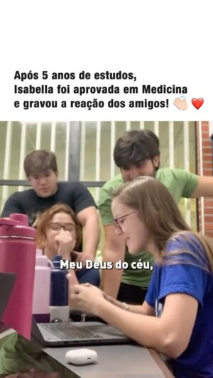 Luciano Huck Instagram - Que alegria! Que a gente possa cada vez mais ver nossos jovens realizando seus sonhos! ❤️ 
E ainda melhor quando podemos compartilhar com que está ao nosso lado. Quem tem amigos, tem tudo.

vídeo de @bellamarquesr (TikTok)