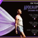 Luciano Rosso Instagram - APOCALIPSYNC TOUR 2024 17/02 TROYES @lamadeleine.3 15/03 CENON @ville_de_cenon 23/03 CHÂTEL-GUYON @theatrechatelguyon ph: @macadenoia.fotografia France