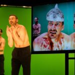 Luciano Rosso Instagram - DYSTOPIA de @unpoyorojo 24 de Junio - Estreno mundial en @teatroespanol_madrid en @mataderomadrid 🇪🇸 Con @alfonso.baronn & @luciano_rosso dirección de Hermes Gaido www.teatro español.es/dystopia Fotos de Hermes Gaido Naves del Español