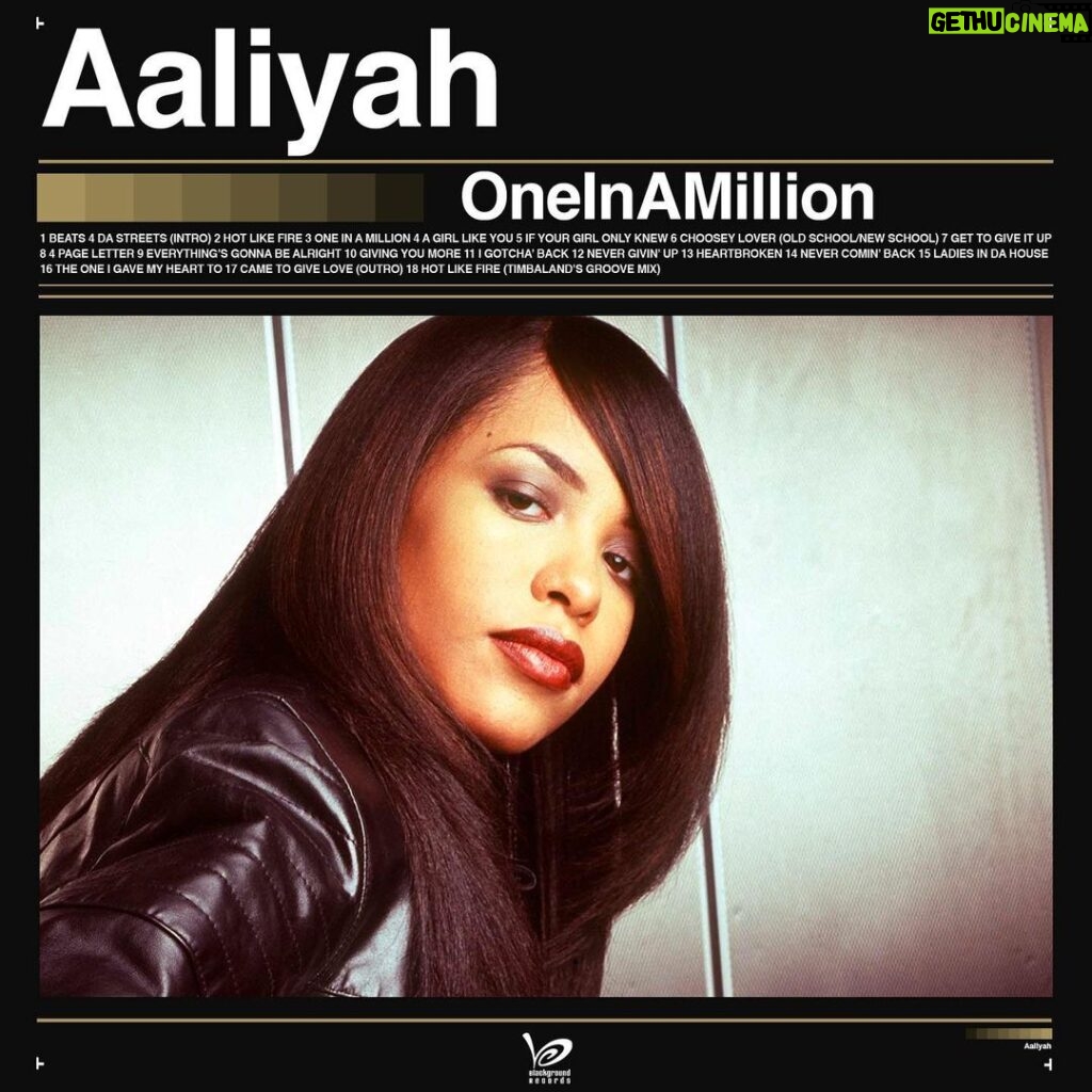 LuckyDesigns Instagram - OneInAMillion. @aaliyah second album in the style of @theweeknd