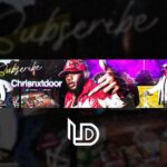 LuckyDesigns Instagram – YouTube Banner for @chrisnxtdoor_ • 📸 Images/Shot by @vintxhge