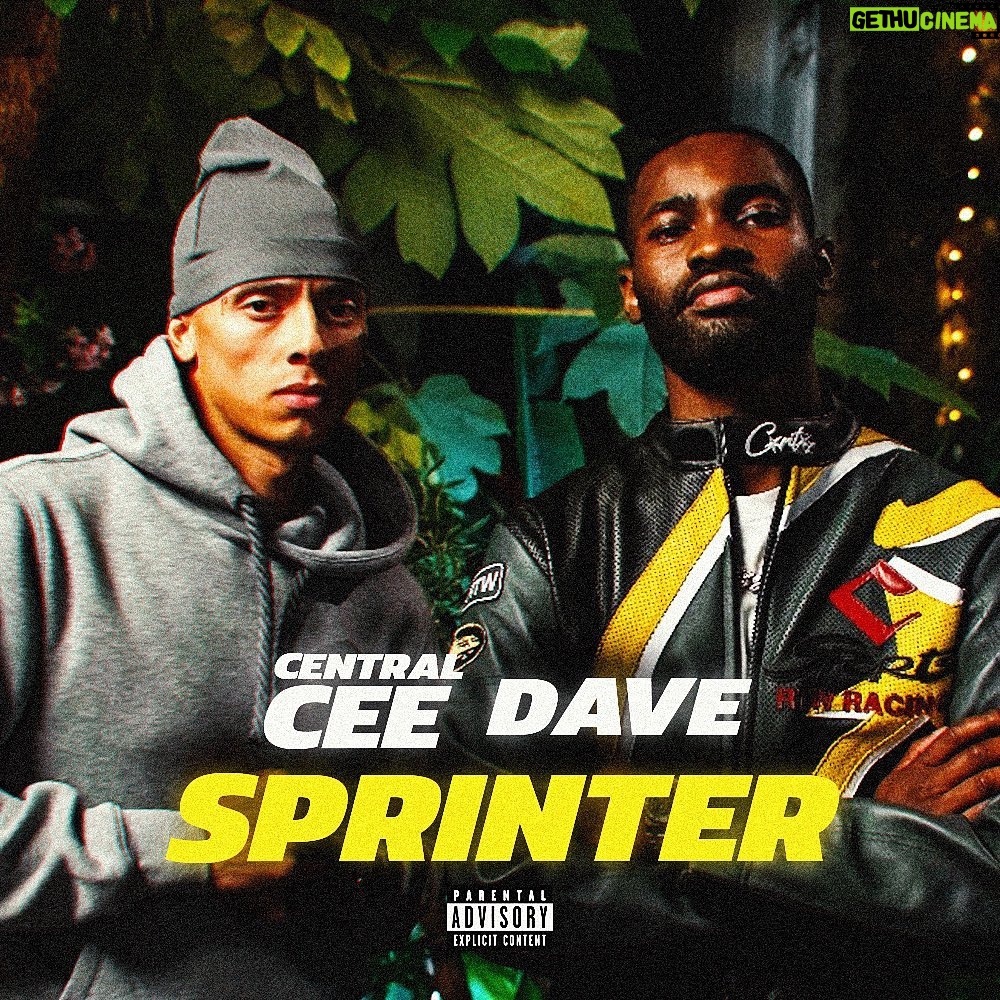LuckyDesigns Instagram - @santandave & @centralcee - Sprinter [Alternate Cover Art by Me] 📸 Image/Shot by @timmsy