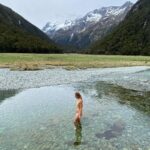 Lucy Fry Instagram - Greenstone to Routeburn NZ with @kierangiffen_ 💕 Routeburn Track